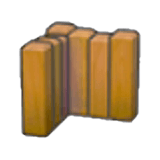 Wooden siding (corner)