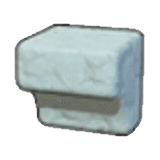 Carved coarse rock