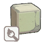 Damaged stone flooring item in Pokémon Pokopia