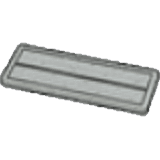 Iron-scaffold plank