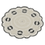 Lace rug