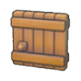 Large wooden door