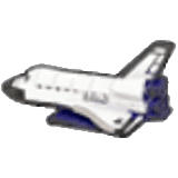 Model space shuttle item in Pokémon Pokopia