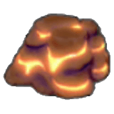 Molten rock