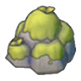 Mossy boulder