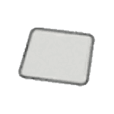 Small square rug