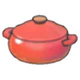 Stylish cooking pot