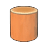 Upright log