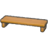 Wooden bench