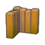 Wooden siding (corner)