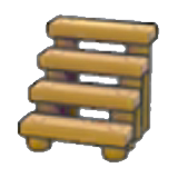 Wooden steps